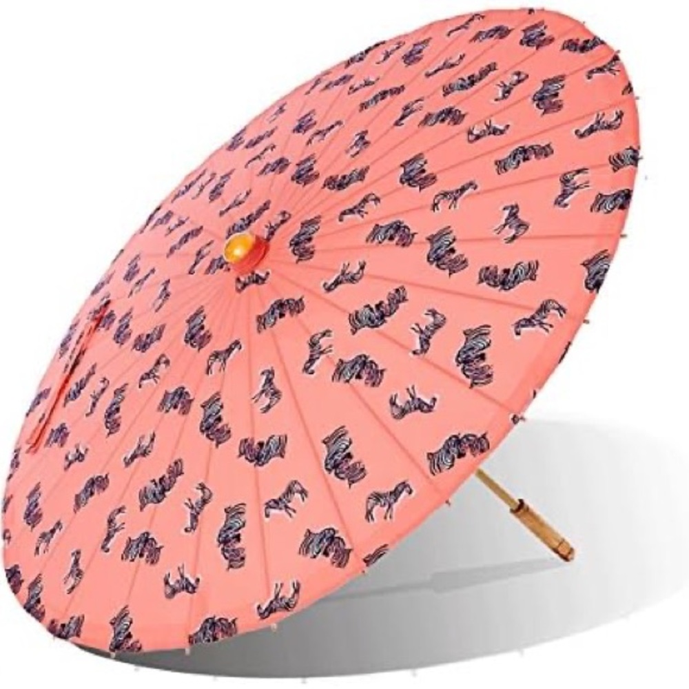 Lily-Lark SPF 50 Sun Parasol in Zebra Print